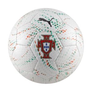 Puma Portugal FPF Fan Soccer Ball - White/Red/Green