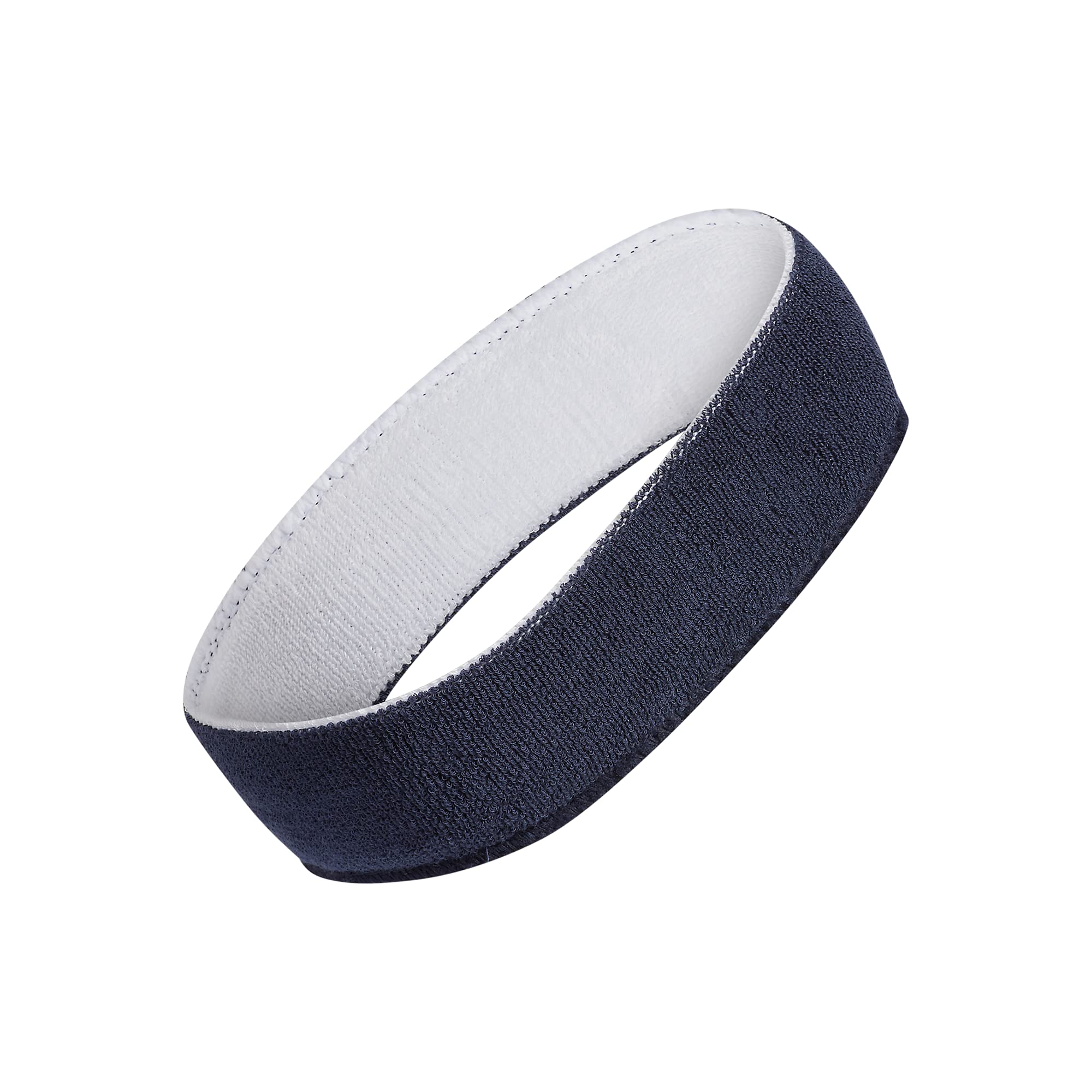 adidas Interval Reversible Headband, Team Navy Blue/White - Image 2