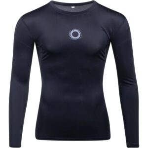 Elite Sport Men's Compression Shirt Long Sleeve Black