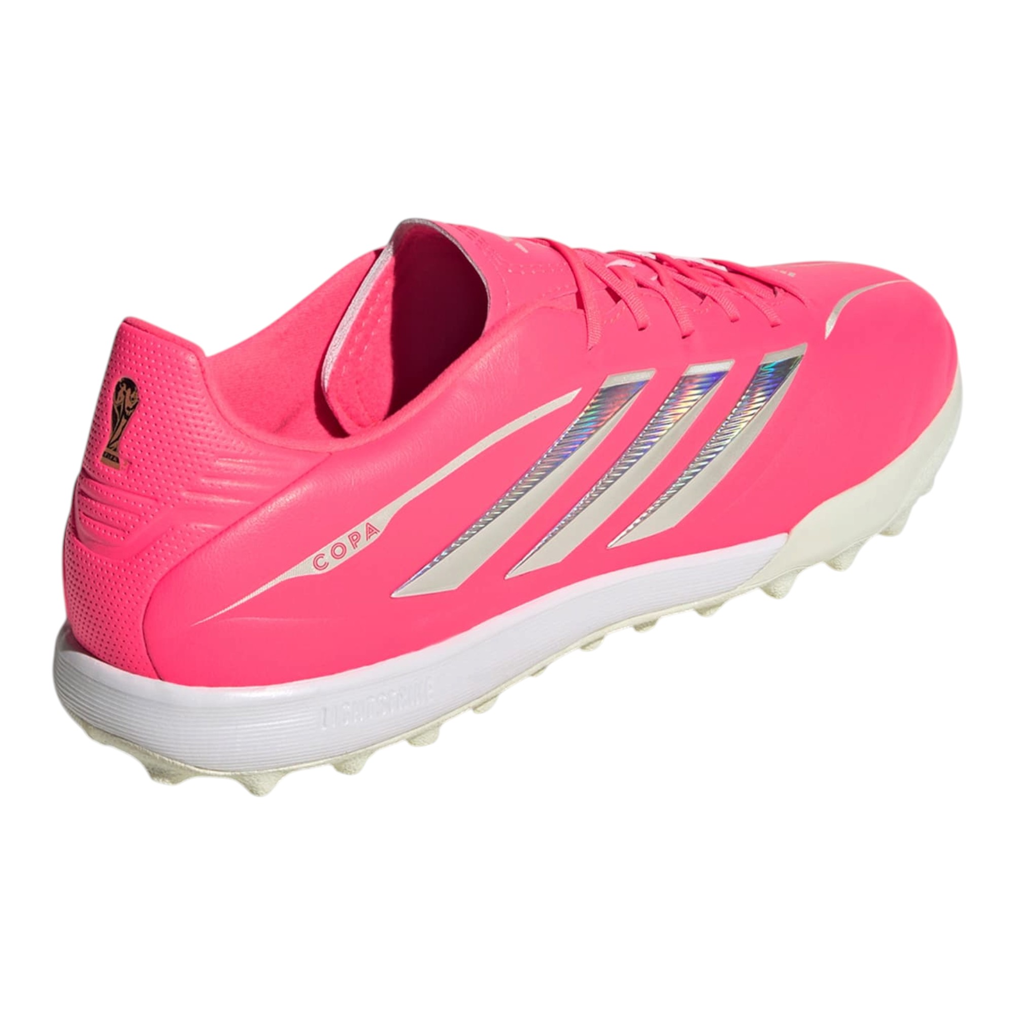 adidas Copa Pure IV League Turf Soccer Cleats – Solar Turbo / Ivory / Core Black - Image 3