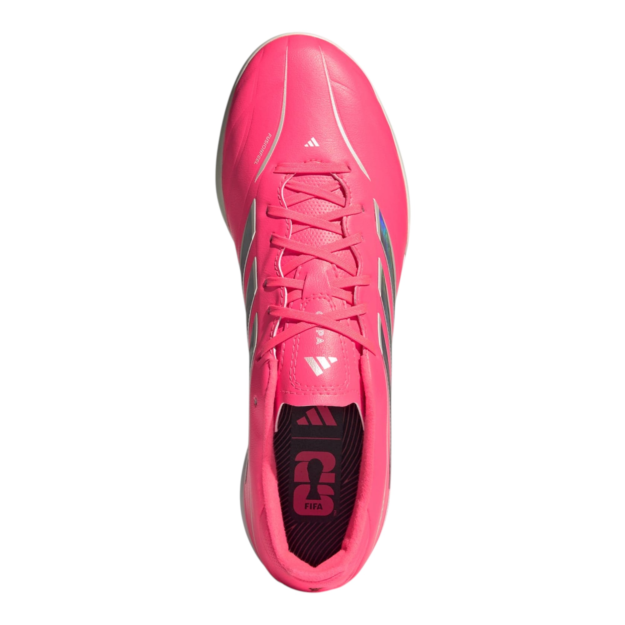 adidas Copa Pure IV League Turf Soccer Cleats – Solar Turbo / Ivory / Core Black - Image 4