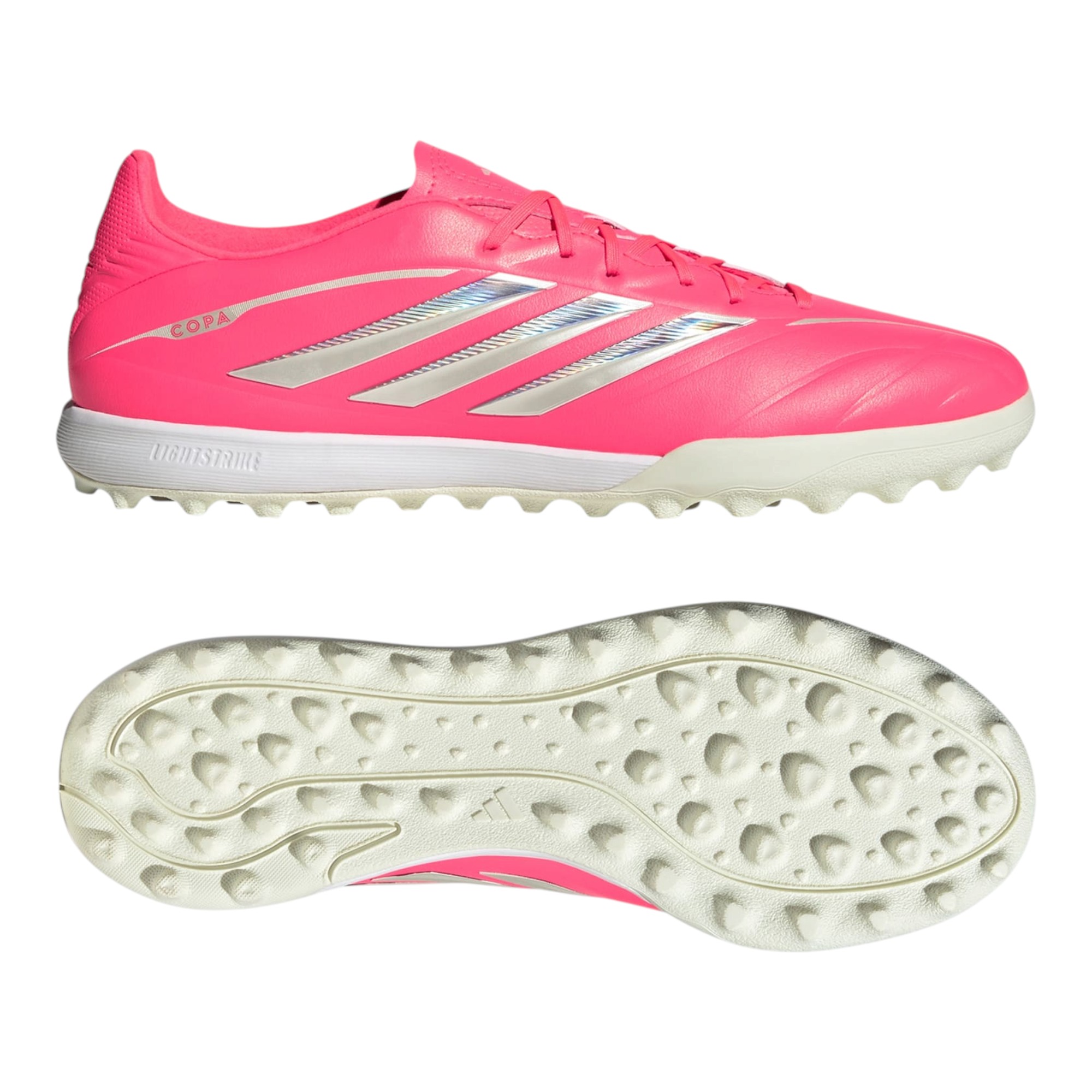 adidas Copa Pure IV League Turf Soccer Cleats – Solar Turbo / Ivory / Core Black - Image 6