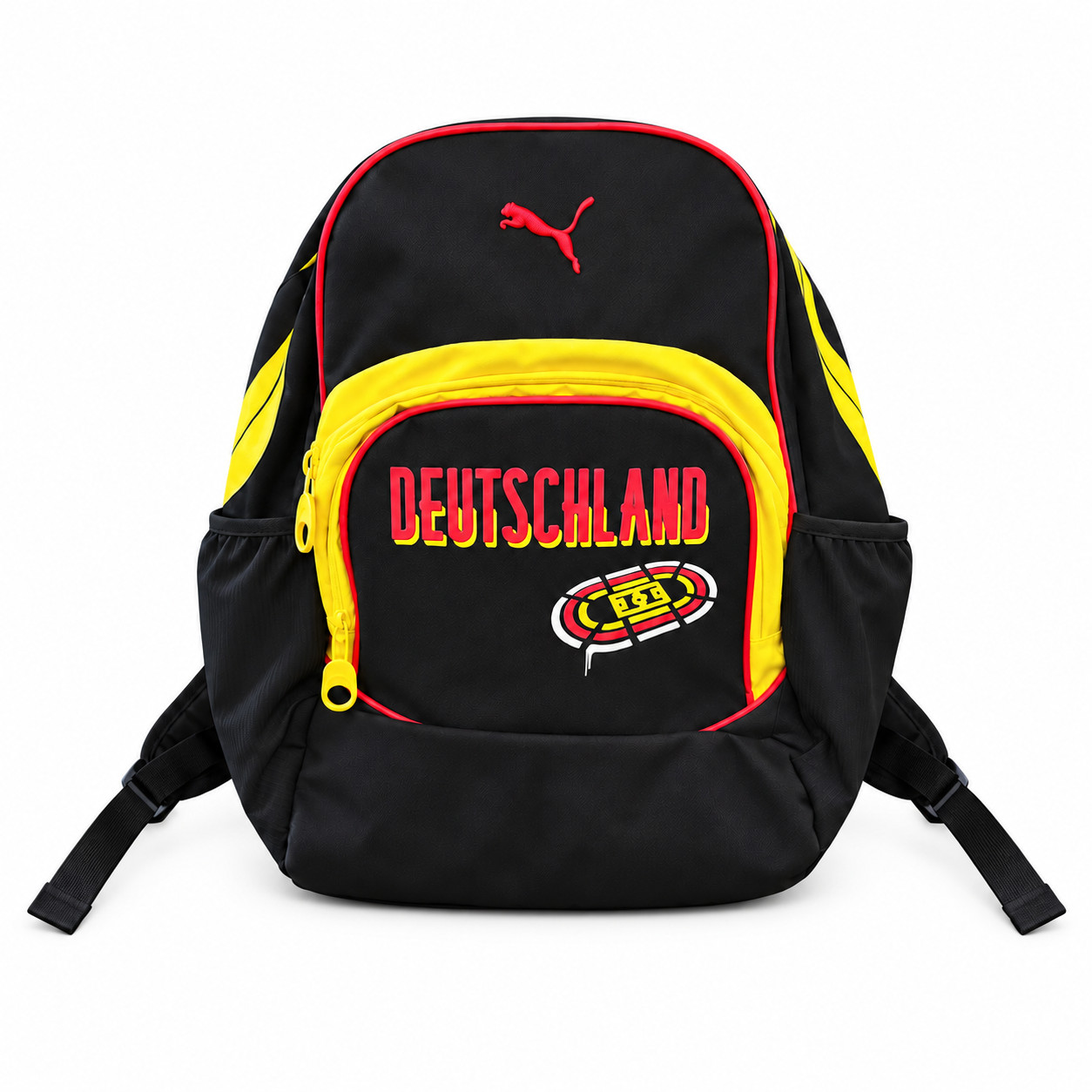 Puma Deutshchland Germany Backpack Black/Yellow/Red/White