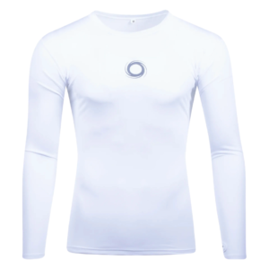 Elite Sport Youth Long Sleeve Compression Shirt – White