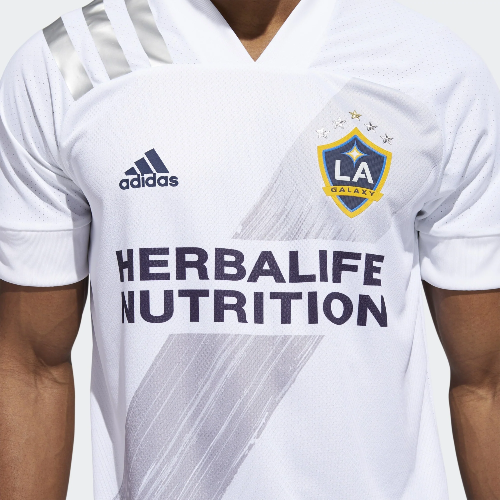 adidas LA Galaxy Home Men's Authentic Jersey 2020/21 - Image 5
